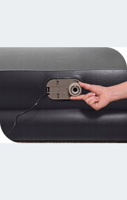 Матрац Надувний Велюровий Двоспальний Ліжко 203х152х46 Bestway 67403 N