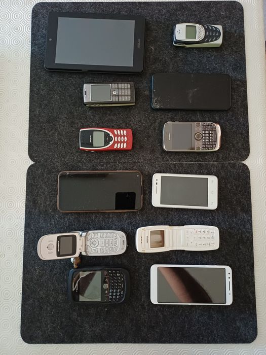 Vários equipamentos electrónicos