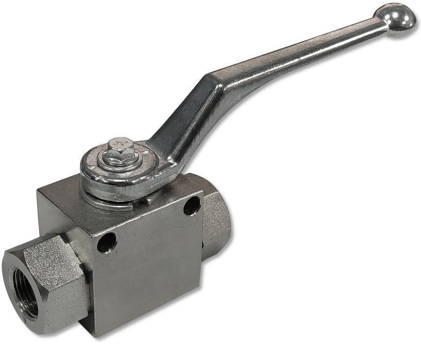 ZAWÓR HYDRAULICZNY Ręczny Kulowy 2 Drogowy 1/4 25L [2413]