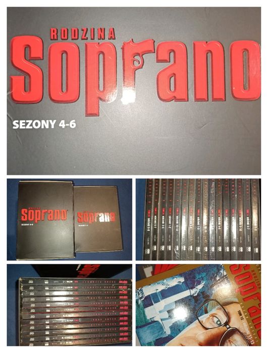 Rodzina SOPRANO sezony 1-6 28 płyt