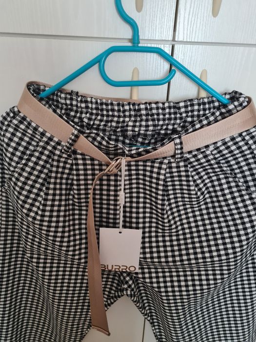 Spodnie długie krata