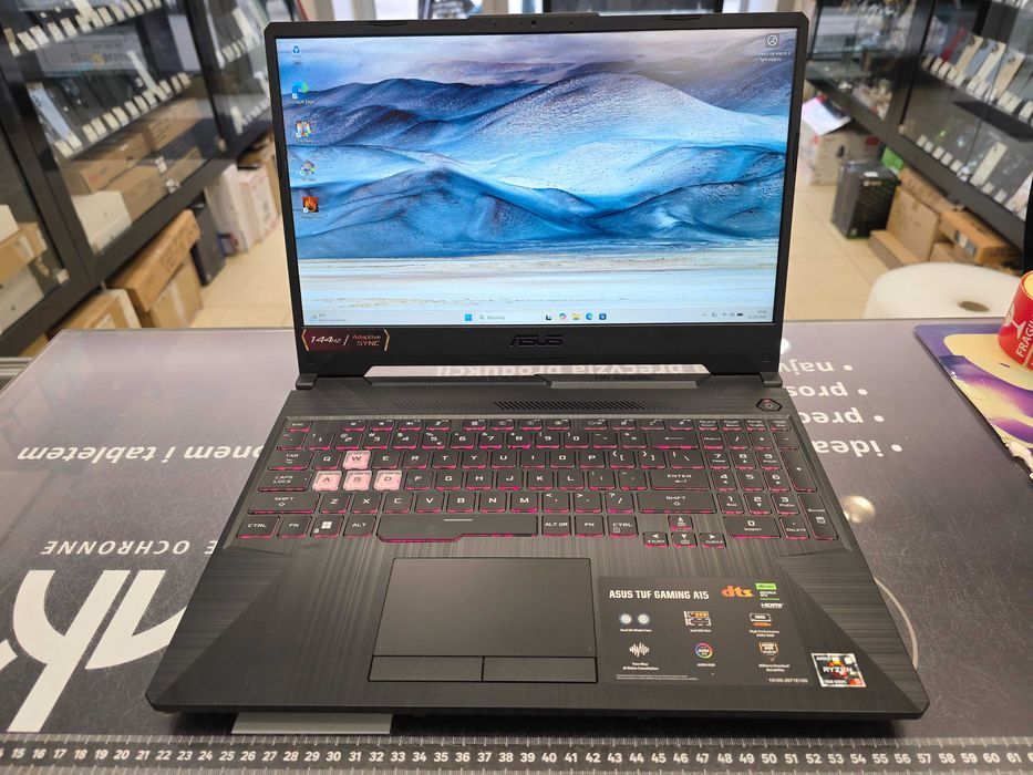 Asus TUF Gaming A15 FA506NC/ R5 7535HS 3.30 GHz/ 16GB DDR5 4800 MHz/ 512GB M2/ 15.6" FHD 144 Hz/ W11/ Grade A/ GW 12 MSC