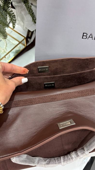 Сумка Balenciaga Rodeo замшева | шоколадна