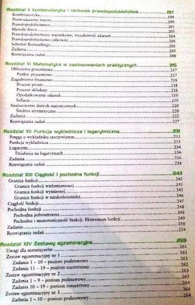 Paszport maturzysty MATEMATYKA Miziołek LICEUM repetytorium matura