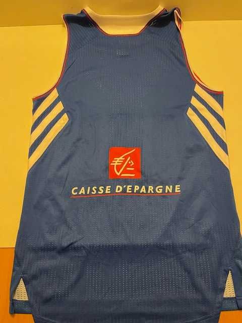 Koszulka koszykarska Francja Adidas rozmiar S