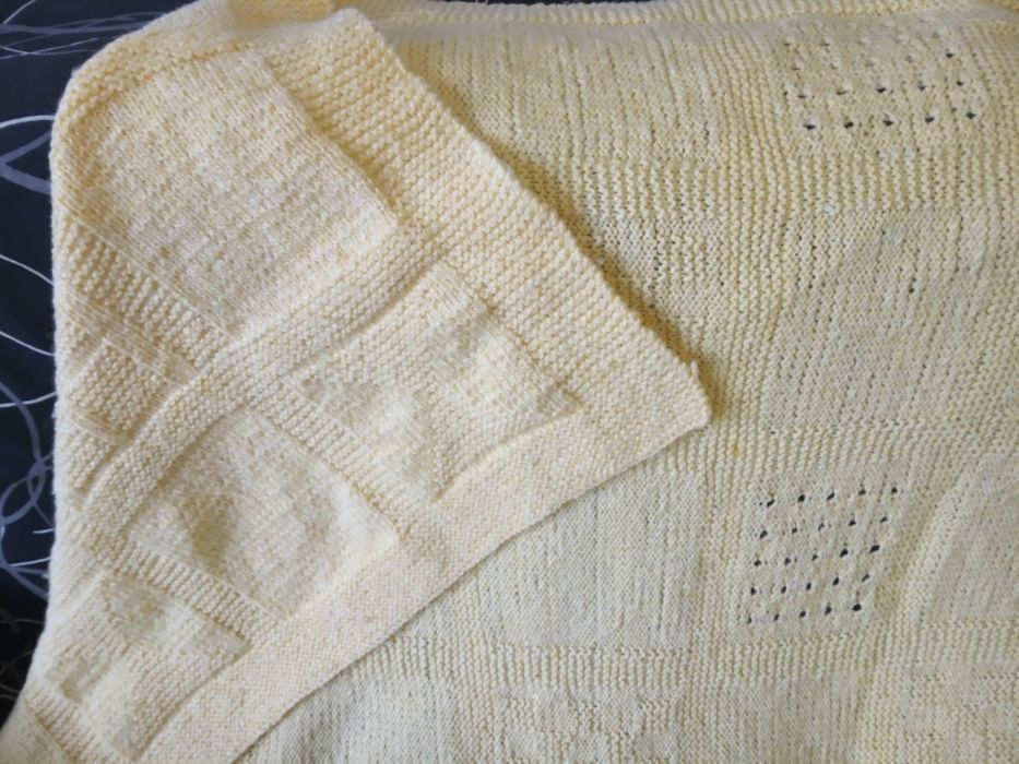 Плед покрывало жёлтый