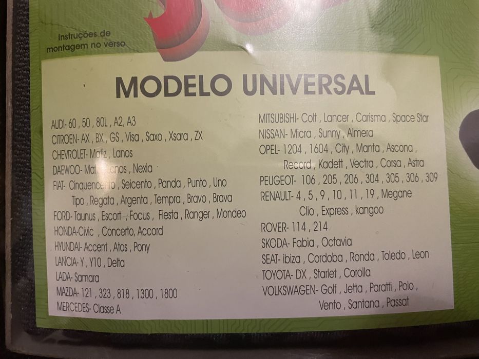 Capas para banco de automóvel