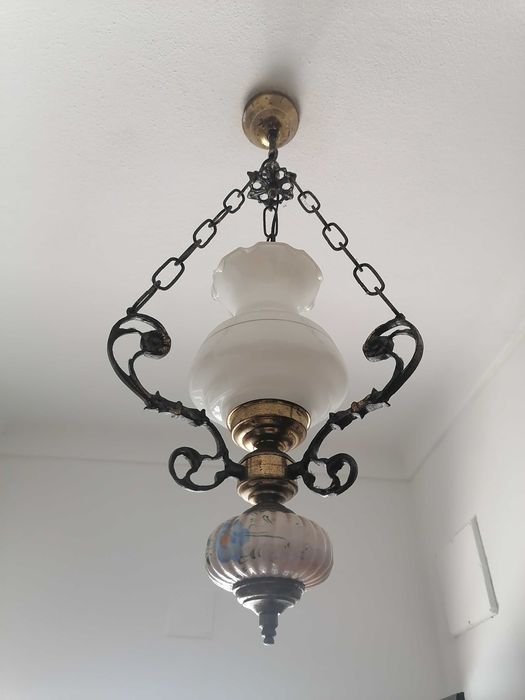 Candeeiros tecto em louça