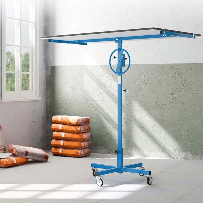 Podnośnik do karton gipsu GK OSB regulowany 170–290 cm do 40 KG