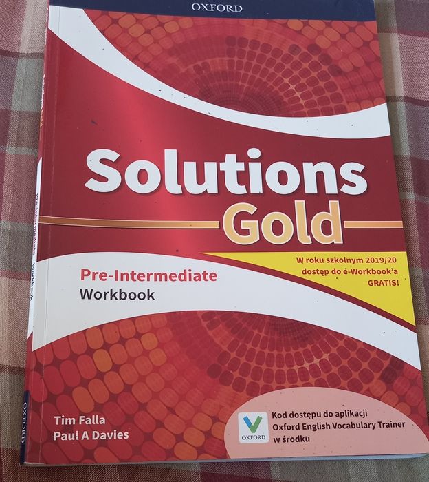 Solutions Gold, Pre-Intermediate, Workbook
