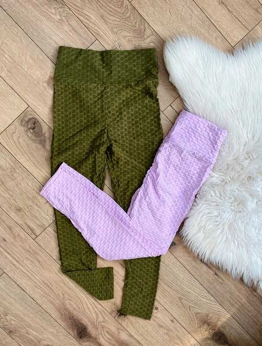 zestaw legginsów na silownie modelujące push up siłownia Basic