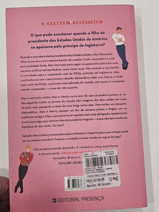 Livro " Vermelho branco sangue azul "