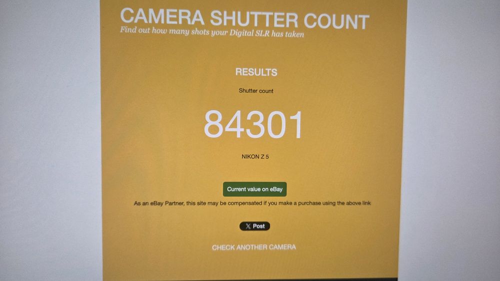 Câmera fotográfica Nikon Z5. Corpo da câmera. 84k disparos