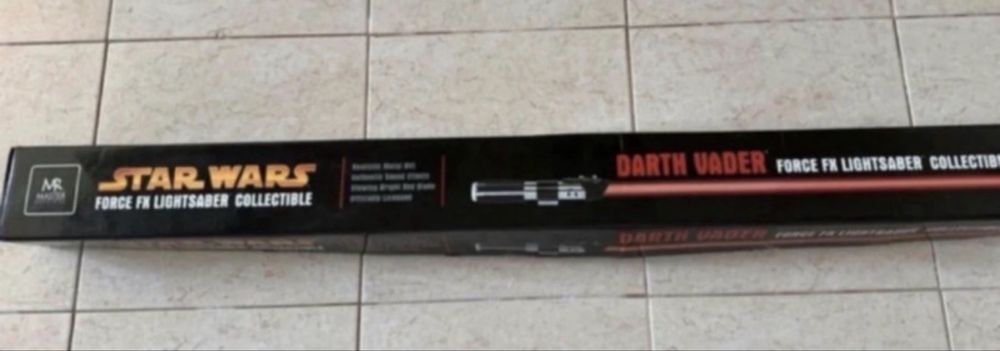 Light saber Star Wars Darth Vader Force FX MR Master réplica 2003