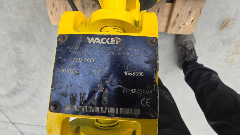 Zagęszczarka Wacker Dpu 6055 Bomag Weber Ammann Dynapac