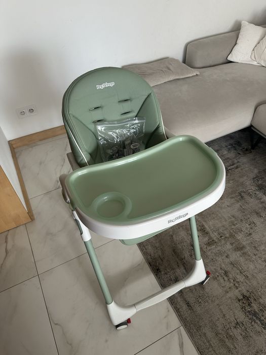 Стільчик для годування Peg-Perego Prima Pappa Follow Me (м'ятний/зелений)