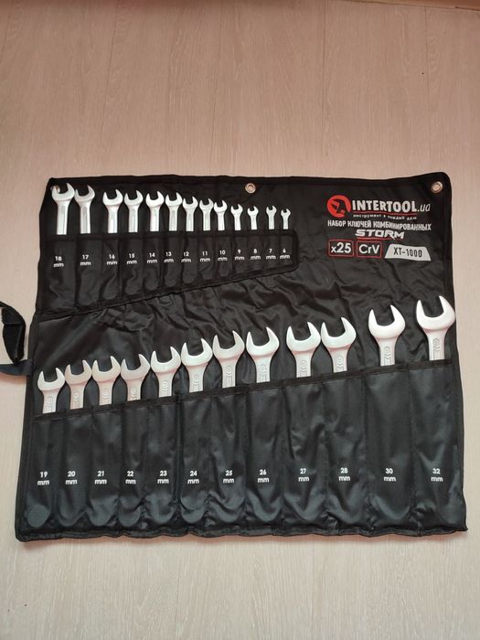 Набор ключей комбинированных 25 шт.  6-32 мм INTERTOOL STORM  XT- 1000