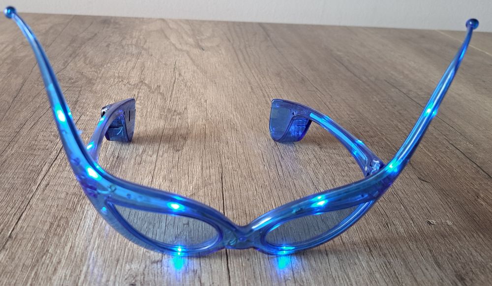 Óculos divertidos com led's