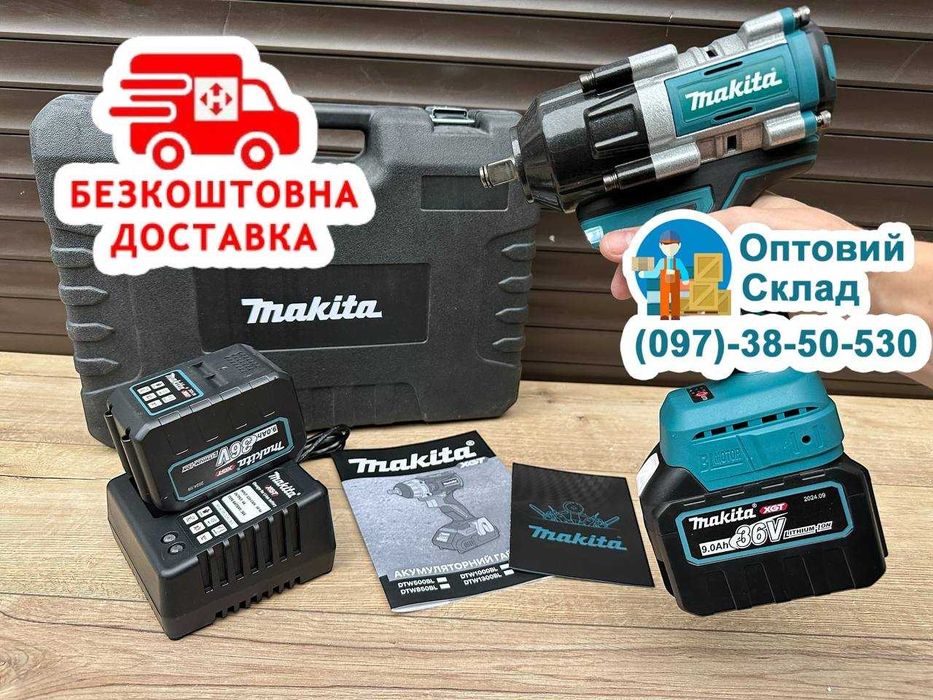 Акумуляторний Гайковерта Makita DTW1250 BL Безщоточний 1240Hm (36V/9A)