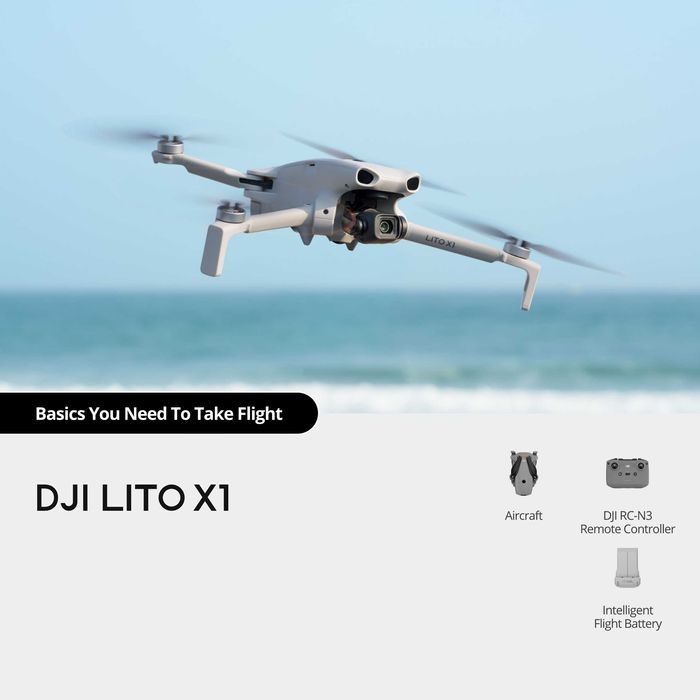 DJI Lito X1 | RC-N3 | 4K 60fps | SELADO | 3 ANOS DE GARANTIA