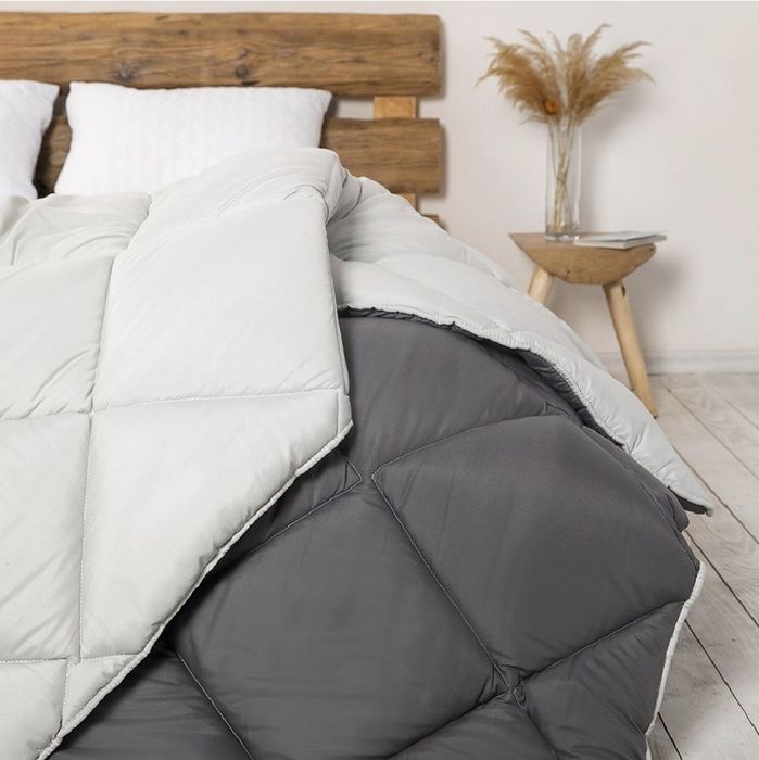 Зимова ковдра "Аляска" 180х200, тепла як пухова, одеялощільність 450