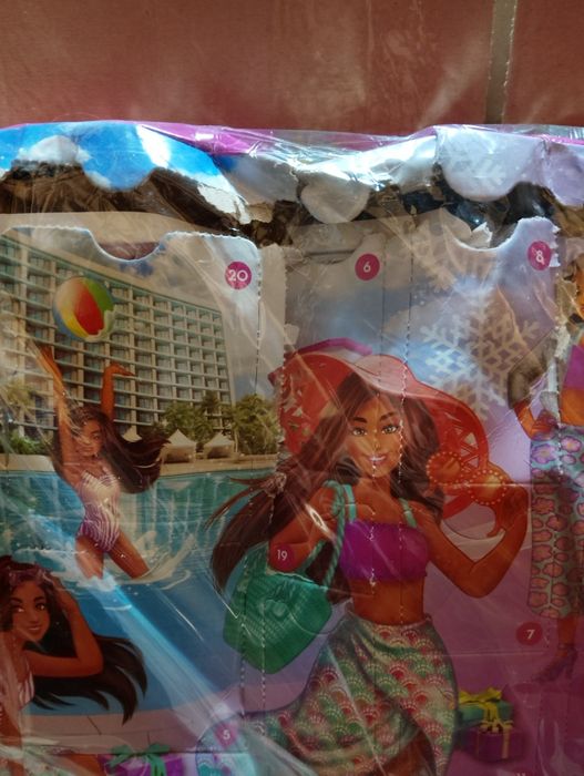 Лялька Барбі. Адвент календар Барбі. Кукла Барби.