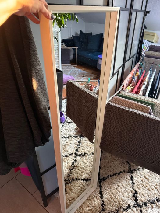 IKEA NISSEDAL Lustro biały 40x150 cm