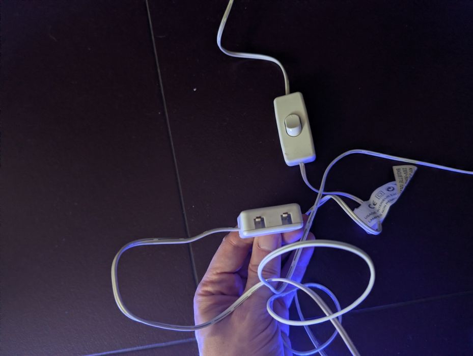 Синя led підсвітку для інтер'єру