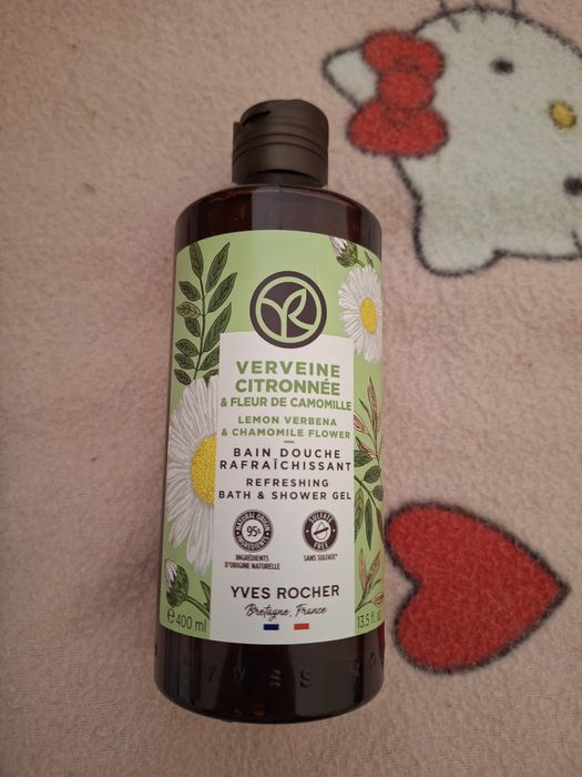 Gel de Banho Refrescante Lúcia-Lima & Camomila 400ml yves rocher