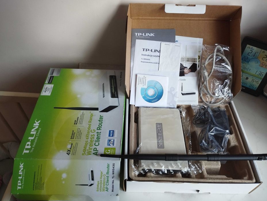 Laptop DELL Intel i5 2.90GHz 16 GB RAM + stacja dokująca + router bezp