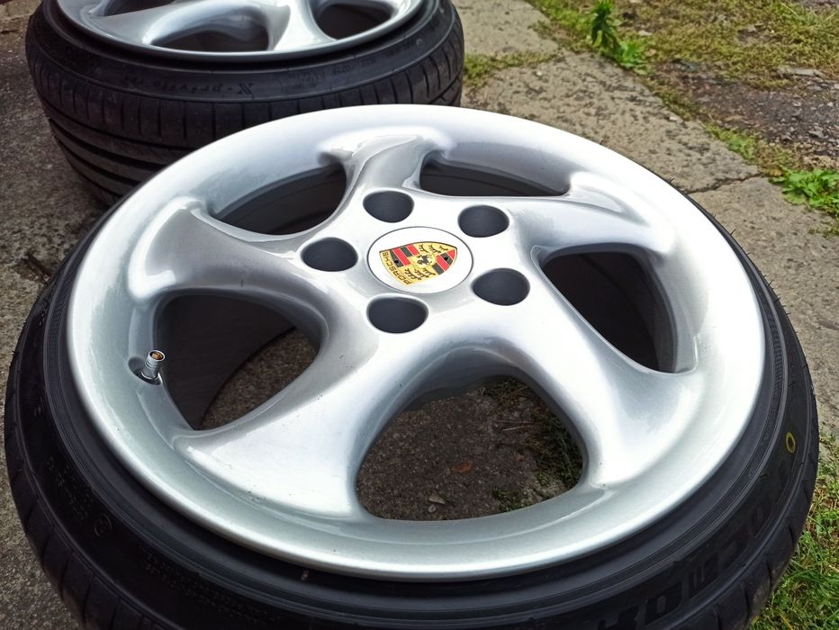 Felgi Porsche 911 turbo 5x130 adaptery 4x100 naciąg