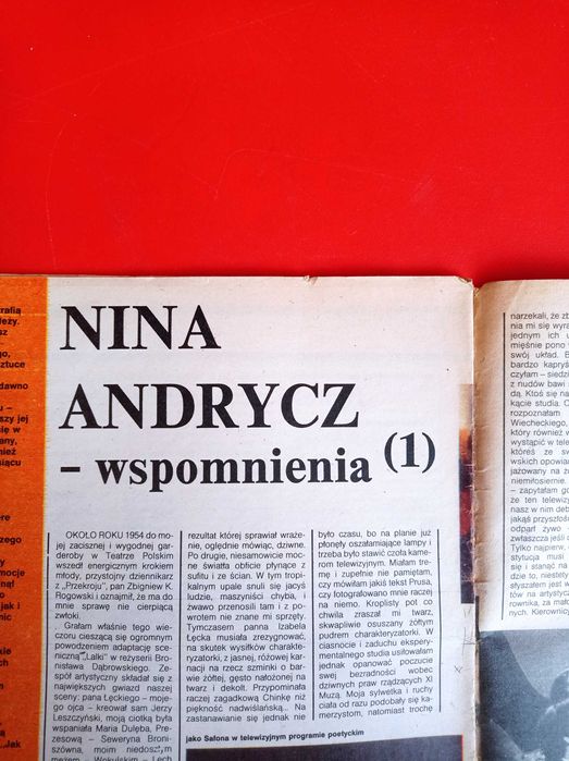 Ekran nr 45/1985, 10 listopada 1985, Jolanta Arnal, Kaija Koo, Hudson