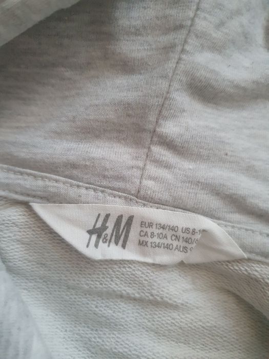 Sukienka sportowa,bluza z jednorożcem,r. 134-140