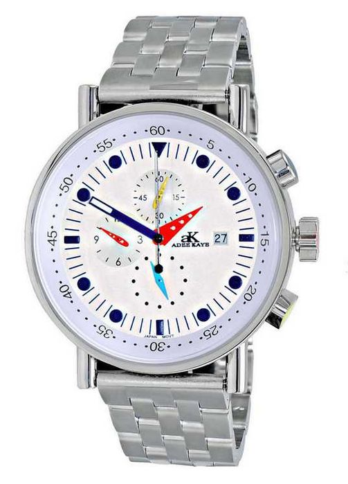 Adee Kaye # AK2268SS-30 Quartz Chronograph