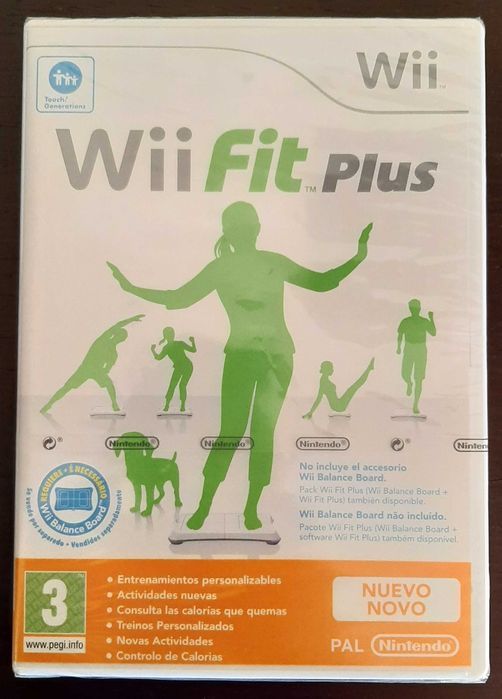 Wii JOGO - Wii Fit Plus (NOVO - selado)