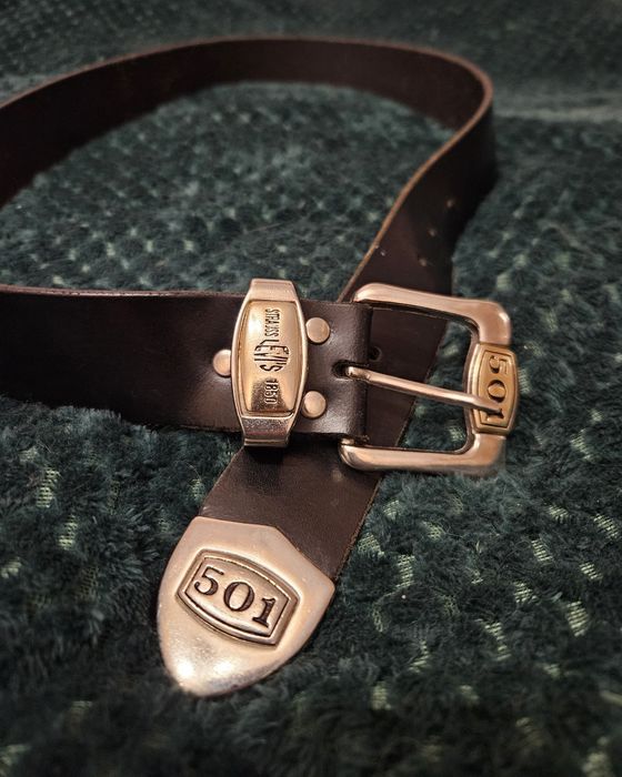 Levi's 501  pasek skórzany s/m