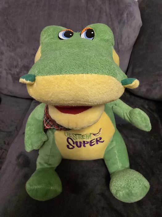 Krokodyl pluszowy 35cm jak nowy