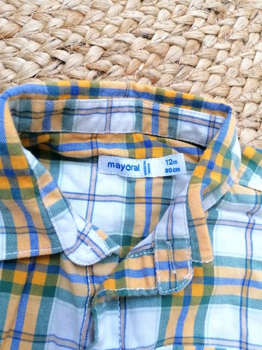 Camisa Axadrezada de Bebé