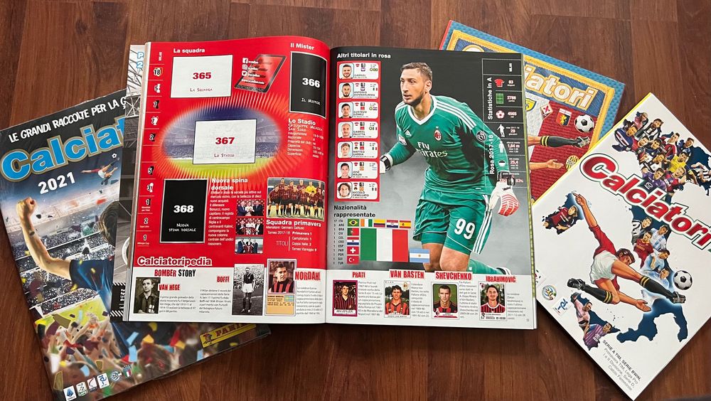 Panini Calciatori альбомы