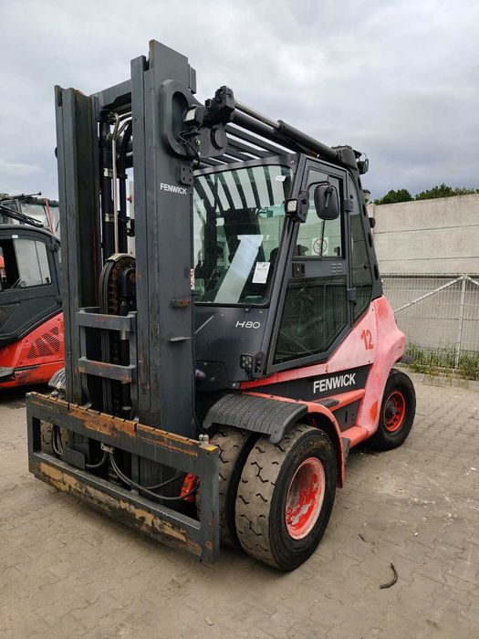 Wózek widłowy udźwig 8000kg LPG Linde H80T-02 2016 rok Linde 396 LPG