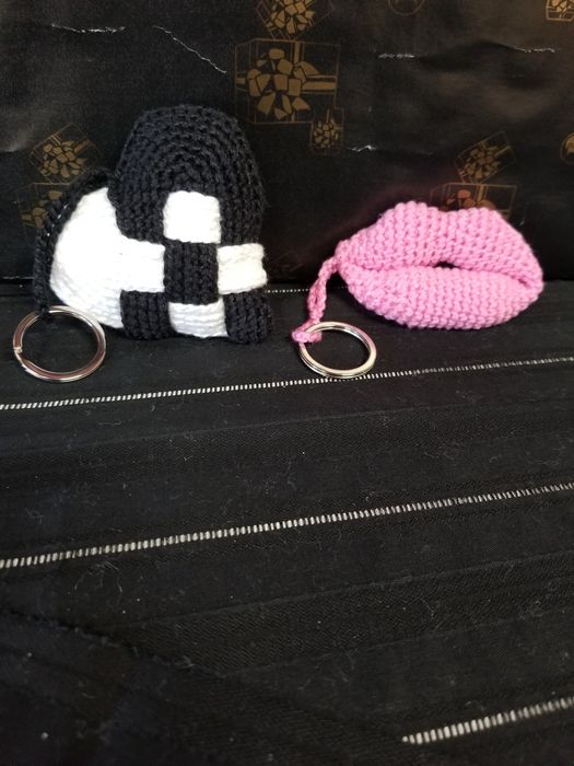 Porta chaves em croche