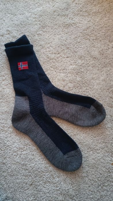 Męskie skarpety wełniane grubsze 40-43