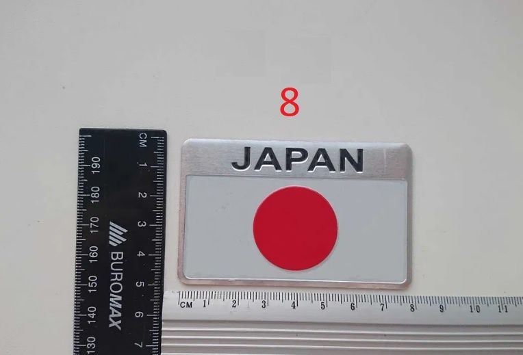 Металевий шильдик, значок Japan Toyota Honda, Mazda, Subaru, NISSAN NISMO