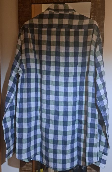Camisa Xadrez (Verde/Azul) – Tamanho M/L