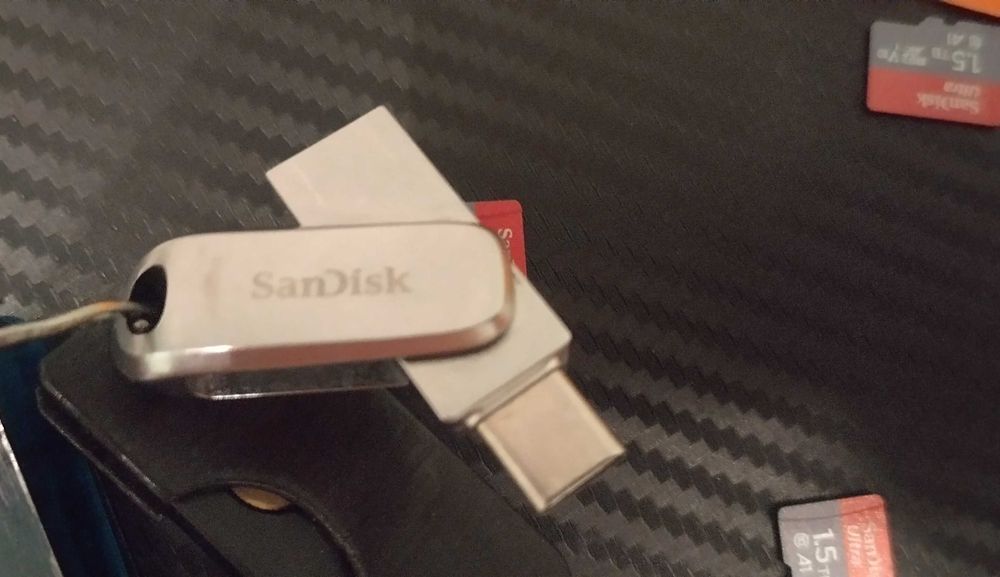 !!!SANDISK ULTRA 5,5TB!!! 3x karta microSD 1,5TB + Dual Drive Luxe 1TB