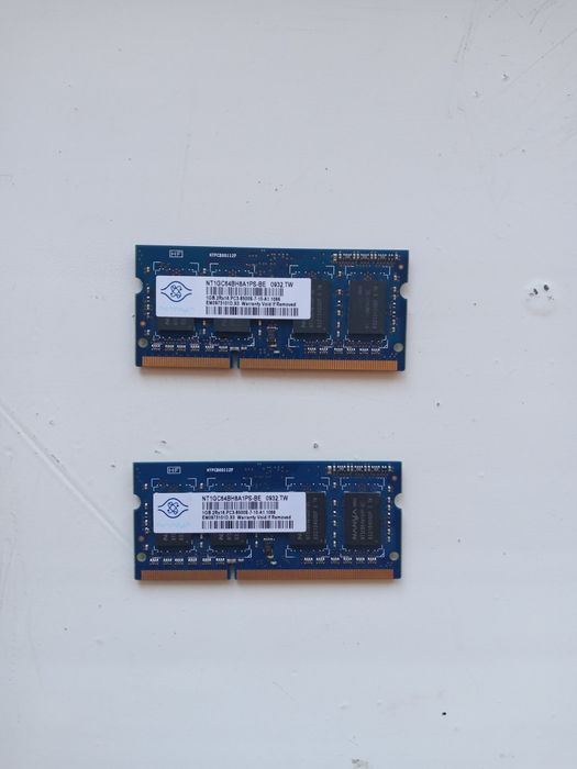 Оперативна пам'ять 1GB 2Rx16 PC3-8500S