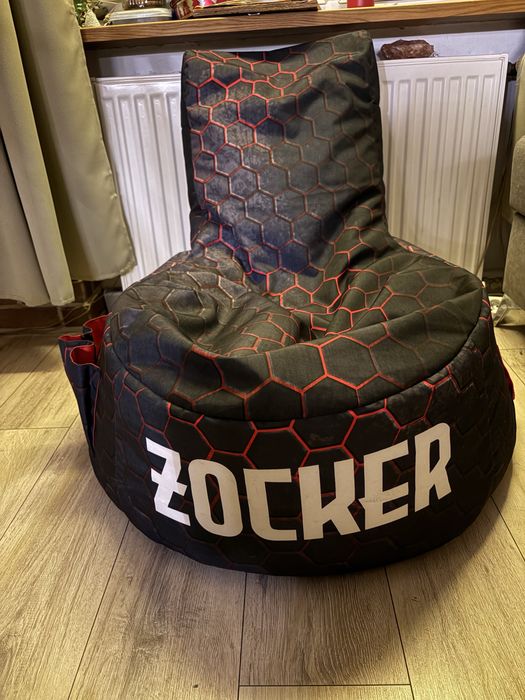 Duży worek pufa do siedzeni