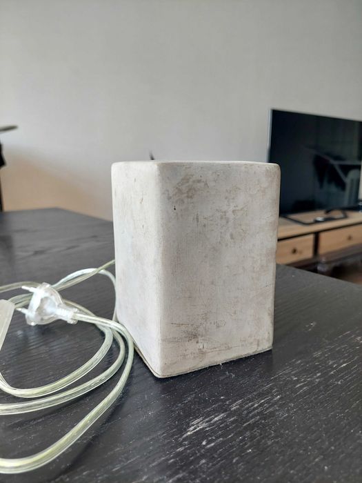 Candeeiros de mesa bloco cimento