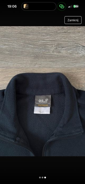 Polar Jack Wolfskin męska rozmiar M garanatowy stan ideal Techopole