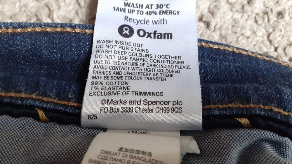 Spodnie jeansowe męskie "Marks & Spencer"
